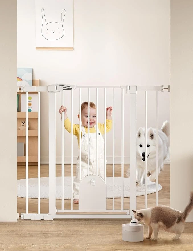 Efficient Babelio 36 Tall Auto Close Baby Gate Enhanced