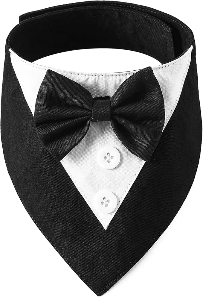 Professional ADOGGYGO Formal Dog Tuxedo Bandana Organic