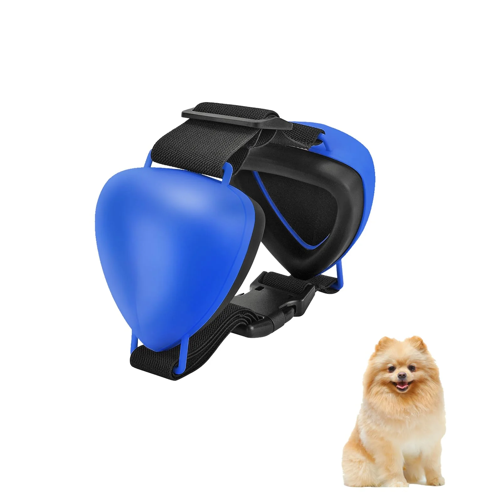 Elite ZOHAN Dog Ear Muffs for Noise Protection – Comfortable Adjustable Blue S Verified