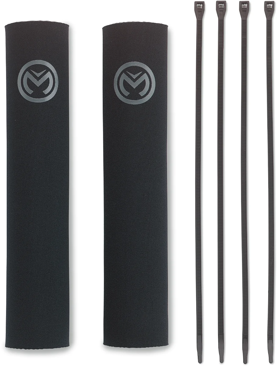 Functional MOOSE RACING Fork Skins - 44 mm-50 mm D - 127 mm 5 L - 3 mm Thick - 125 cc and larger PCFS10 Flexible