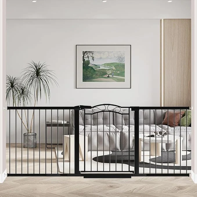 Refined Fairy Baby 81.9 -84.6 Extra Wide Baby Gate Environmentally Friendly