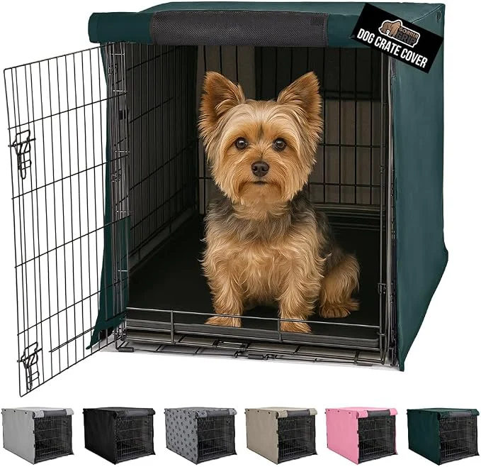World-Class GORILLA GRIP Dog Crate Covers Compatible Expertly Made