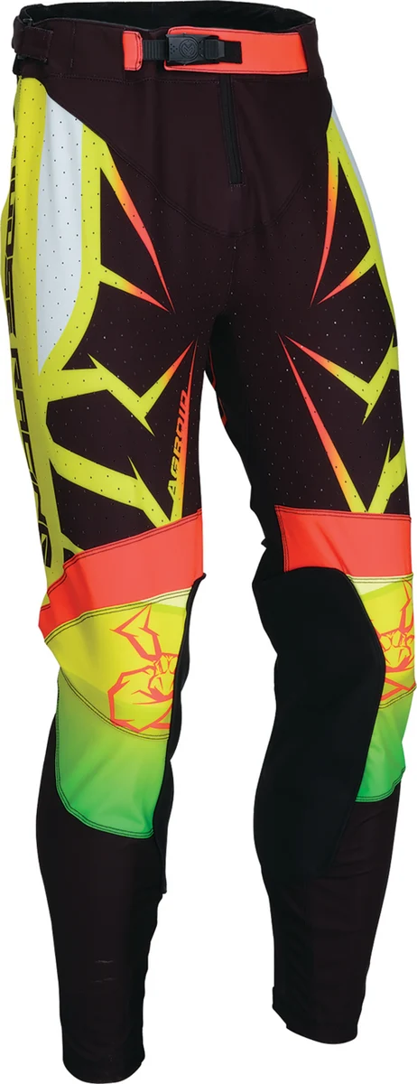 Luxury MOOSE RACING Agroid Pants - Black Yellow White - 28 2901-11419 Smooth