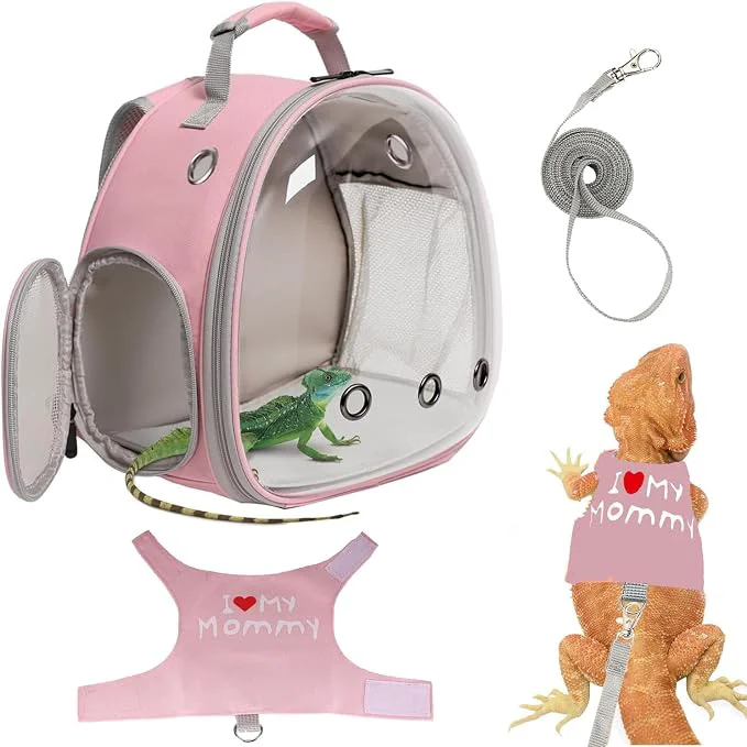 Professional Bearded Dragon Carrier Backpack Long-Lasting