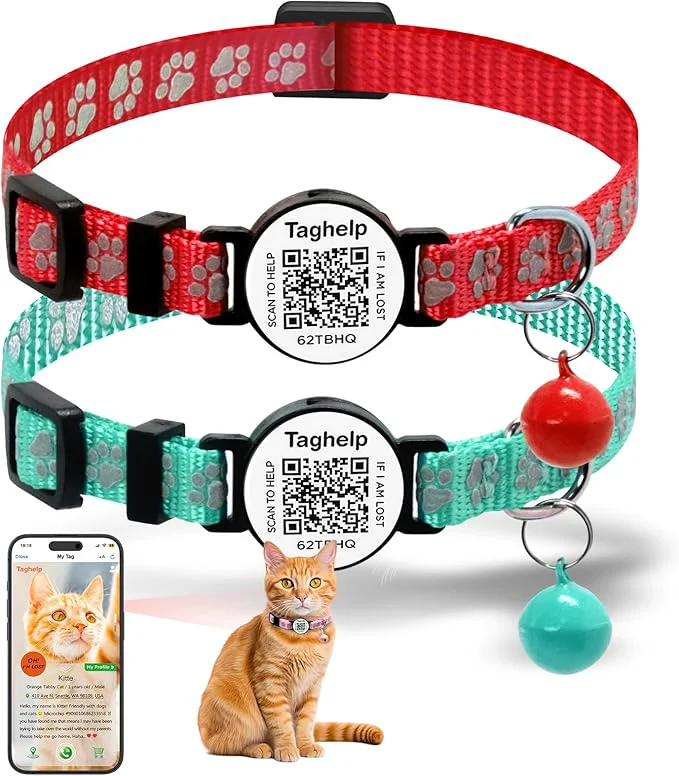 Artisan Smart QR Code Cat Collar 2-Pack Next-Generation