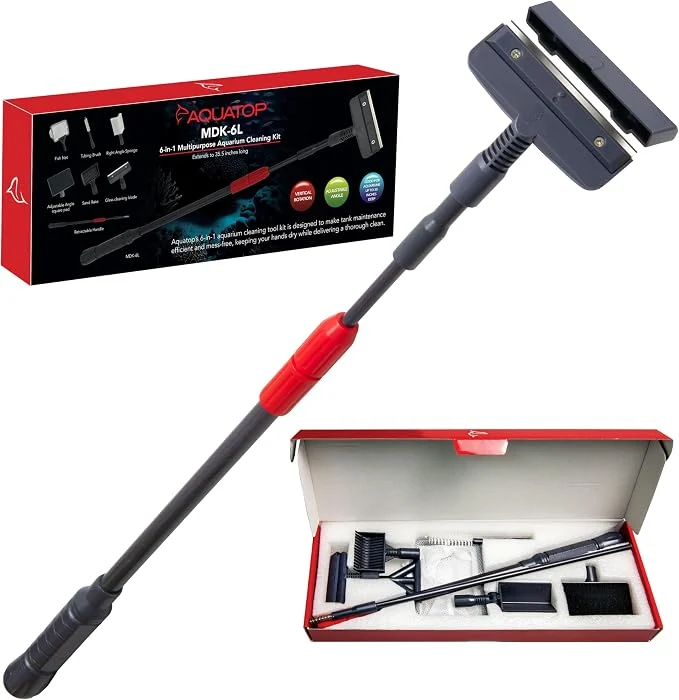 Exceptional Aquatop 6-in-1 Aquarium Cleaning Kit Authentic