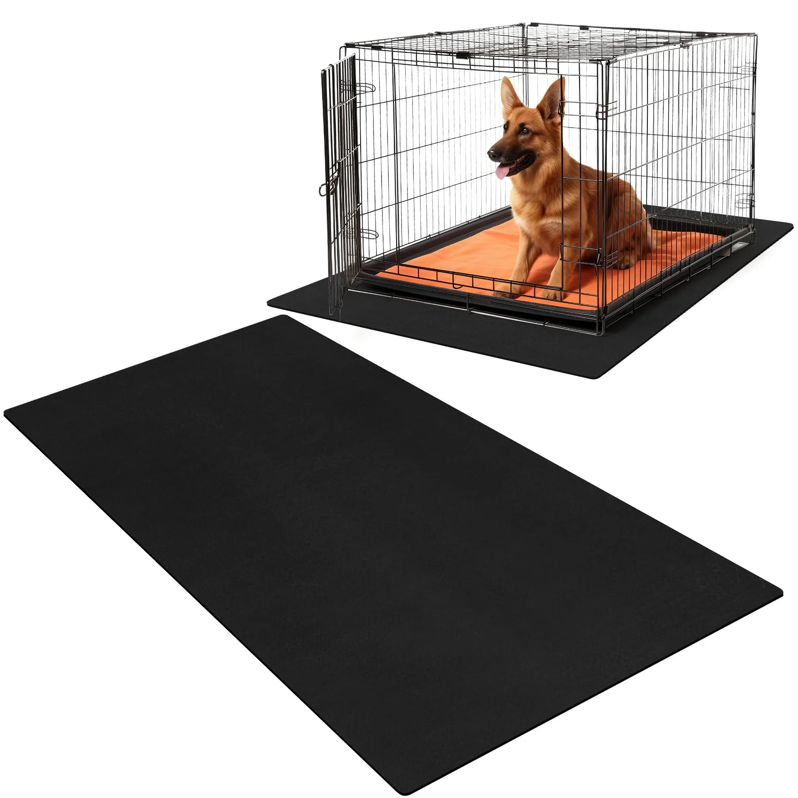 Exceptional Drydiet PVC Pet Crate Floor Protection Mat 32x50 Waterproof Non-Slip Reusable Premium Material