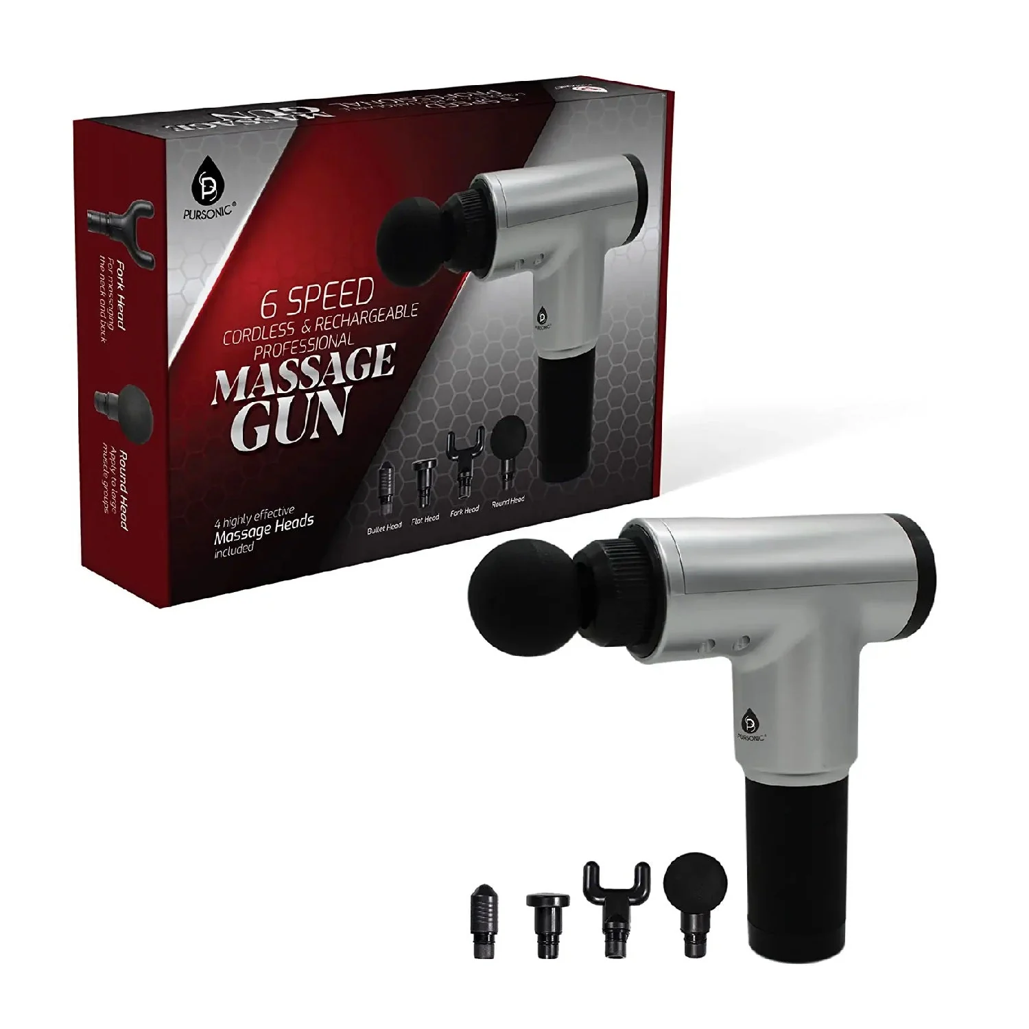 High-Grade 6 Speed Cordless Rechargeable Professional Massage Gun Advanced