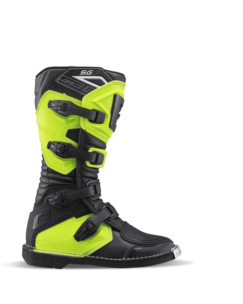 Modern Gaerne SGJ Boot Fluorescent Yellow Size - Youth 4 Innovative