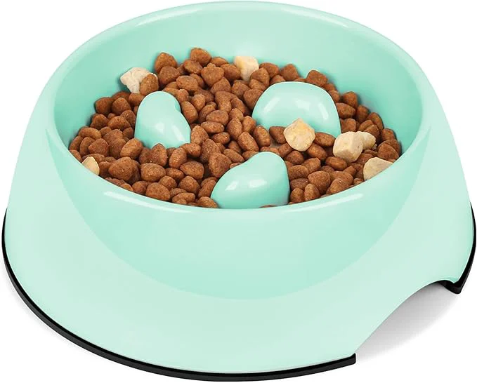 Advanced Super Design Slow Feeder Bowls 2 Cups Slow Feeding Dog Bowl Large Breed Bottom Anti Slip Heavy That Won't Move Easy to Eat Dog Food Suitable for Large Dogs-L-GreenAbout ThisOverview Specialty