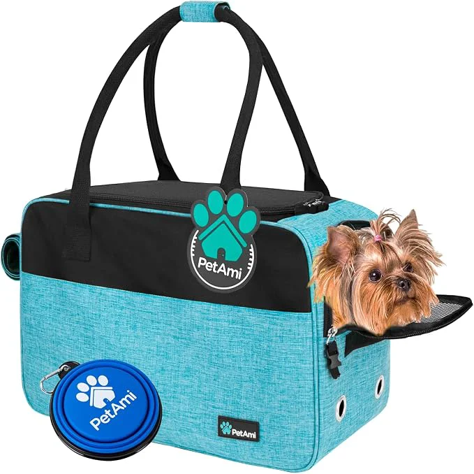 Superior PetAmi Dog Purse Carrier for Small Dogs Airline Soft Sided Pet Carrier Fine