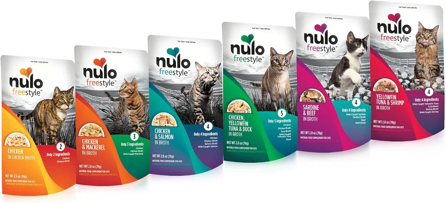 World-Class Nulo style Cat Kitten Wet Cat Food Pouch Premium All Natural Grain- Soft Cat Food Topper with Amino Acids for Heart Health and High Animal-Based Protein Sophisticated