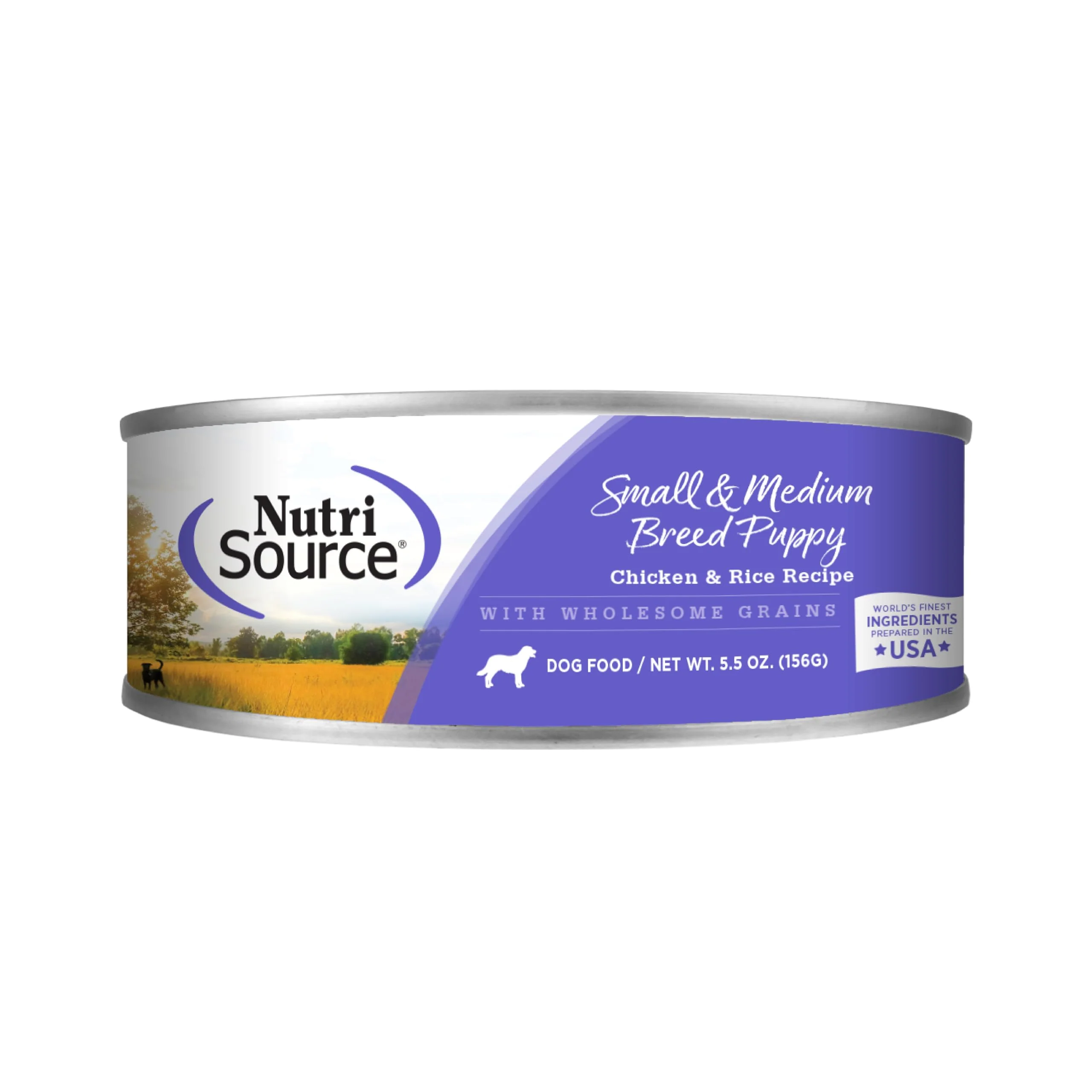 Flexible NutriSource Small Medium Breed Puppy Chicken and Rice Canned Dog Food 5.5 oz 12 PK Carefully Designed