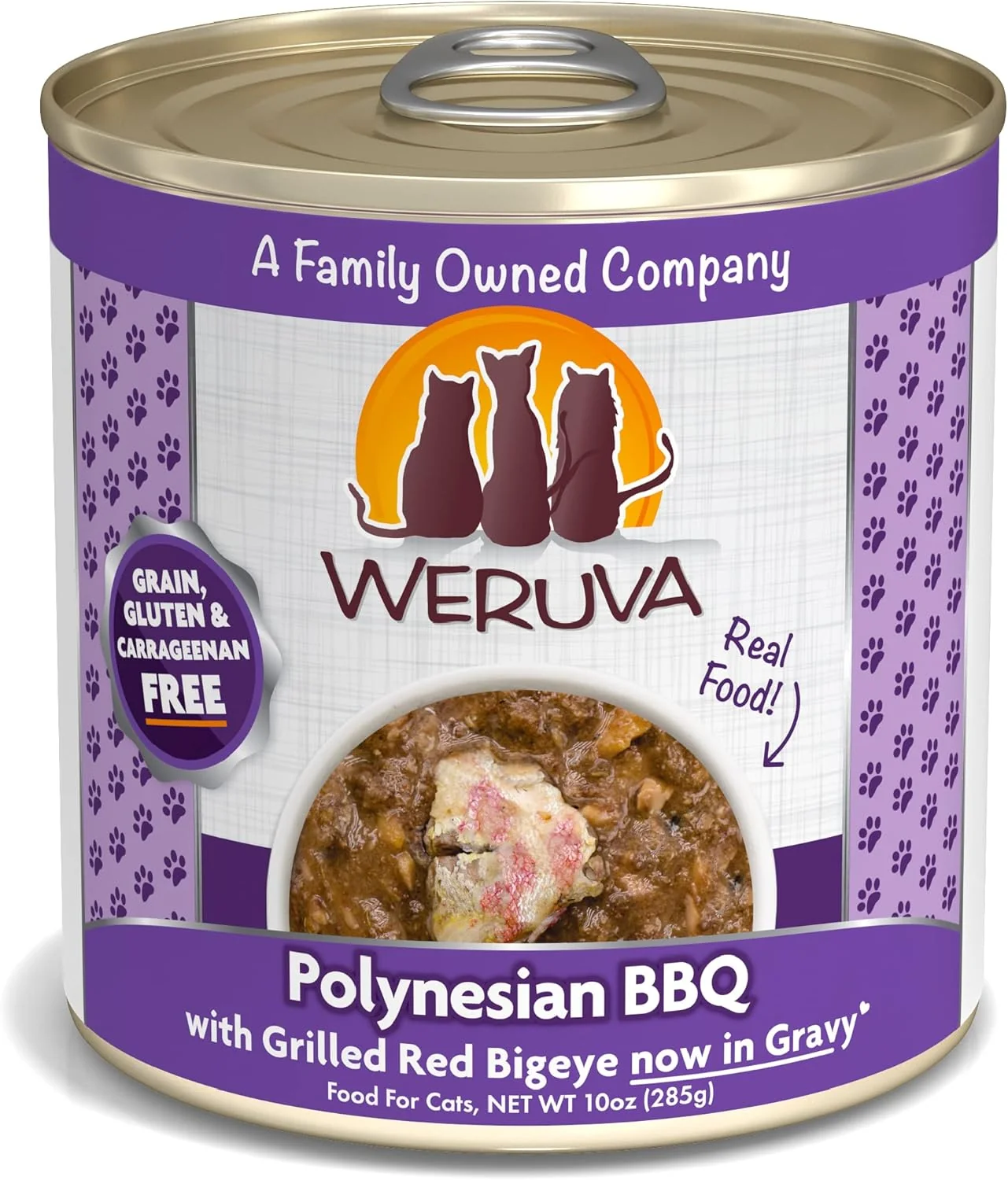 Sophisticated Weruva Classic Cat Food Polynesian BBQ with Grilled Red Bigeye in Gravy 10oz Can Pack of 12 User-Friendly