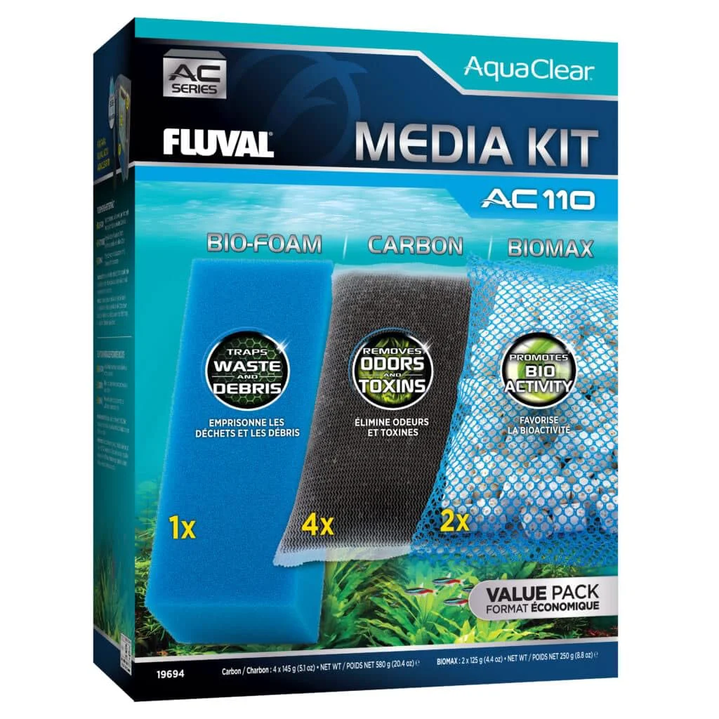 Fine Fluval Media Maintenance Kit for AC110 Power Filter Freshwater Saltwater Fine Crafted