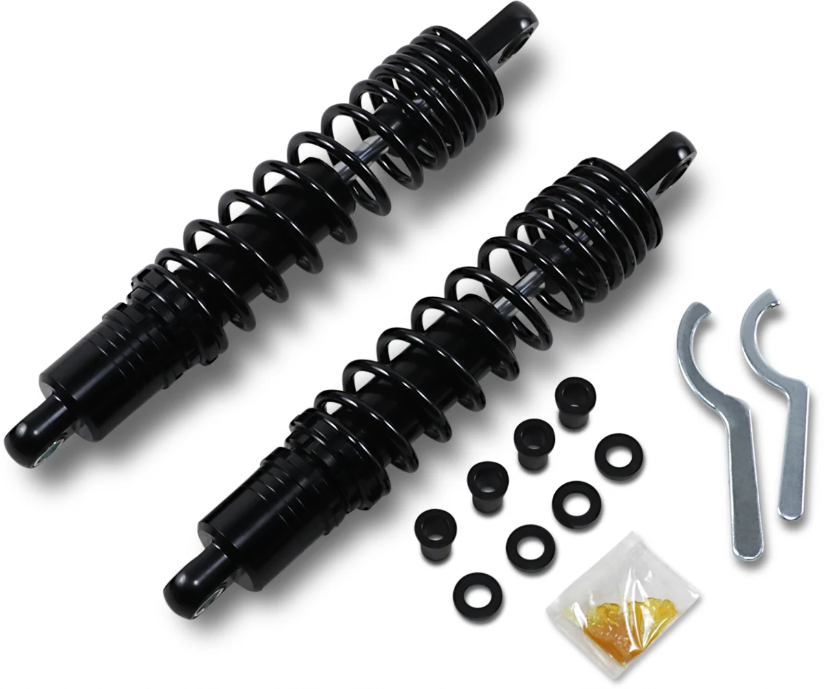 Dependable DRAG SPECIALTIES SHOCKS Premium Ride-Height Adjustable Shocks - Black - Standard - 13.5 C16-0168NUAB Trendy