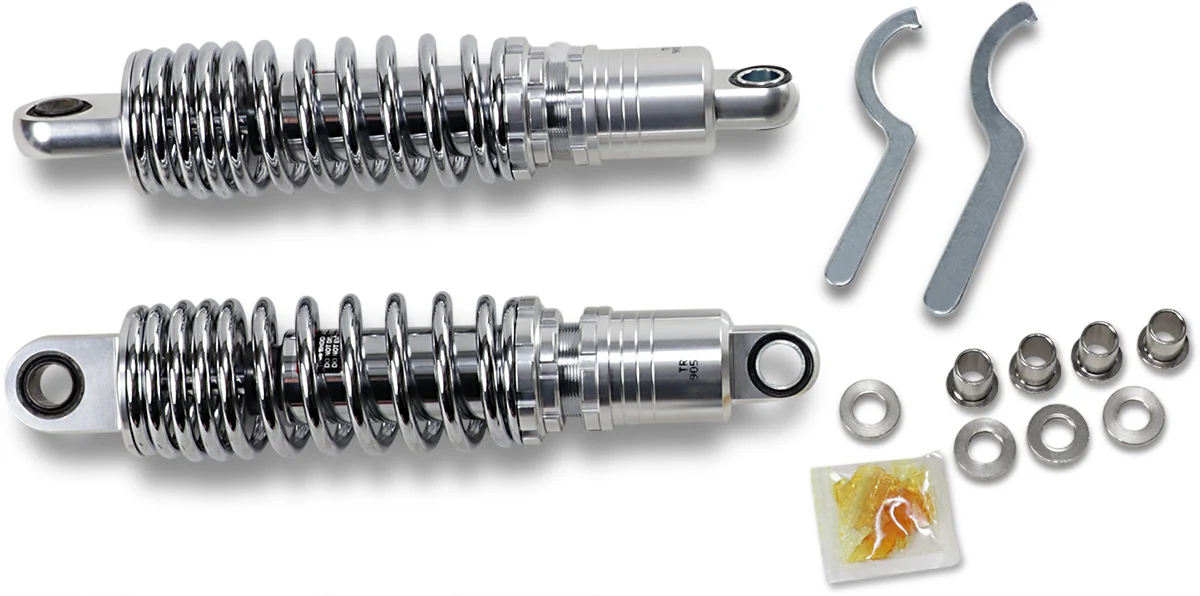 Smart DRAG SPECIALTIES SHOCKS Premium Ride-Height Adjustable Shocks - Chrome - Standard - 11.5 C16-166NUA Crafted