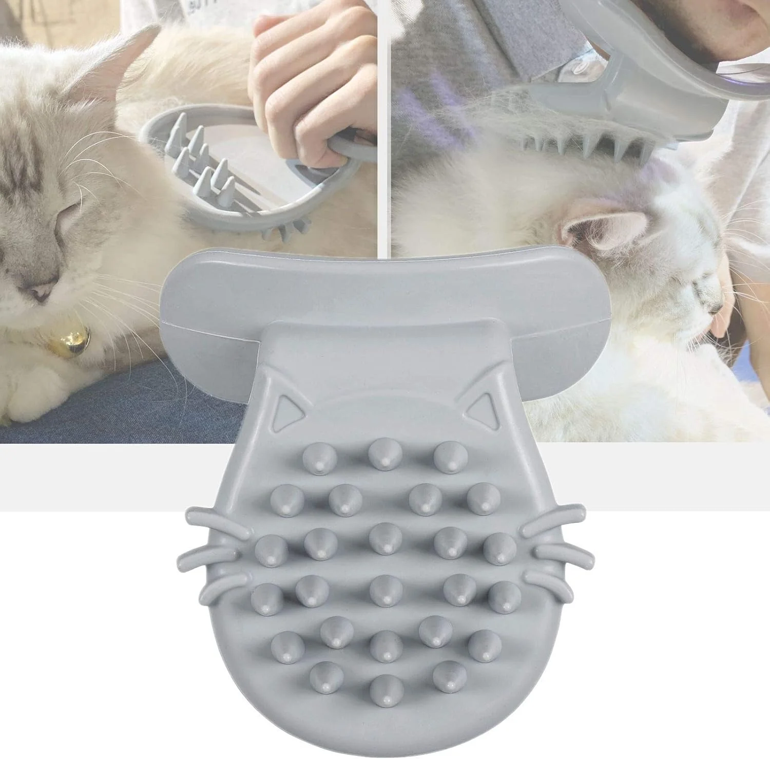Trusted Cat Brush Shedding Grooming Soft Massage Cat Tongue Brush Licking Your Cat Like a Mama Cat to Comfort Surprise Pet Gifts Unique