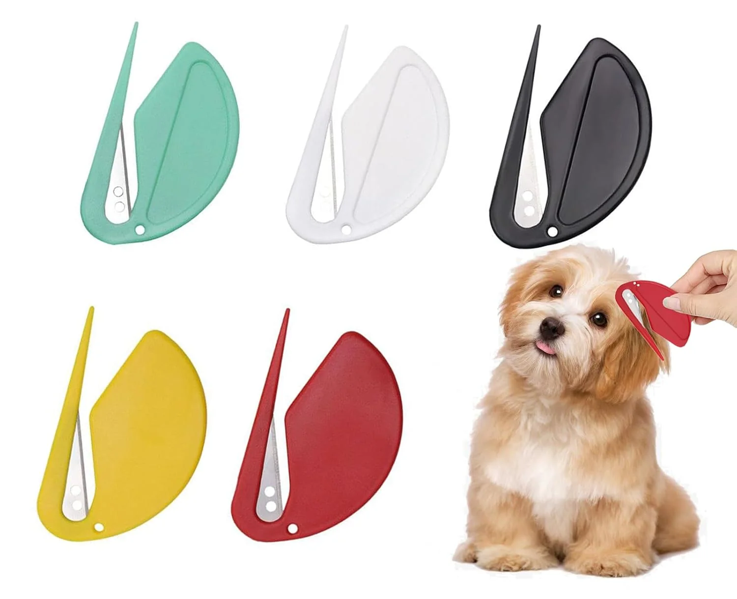Advanced Pet Knotting Comb Dematting Tool for Cats and Dogs Pet Hair Removal Tool Effectively Remove Knots and Tangles with Our Matt-Splitting Tool Knot Opener for Cat Dog Grooming 5 Pcs Traditional