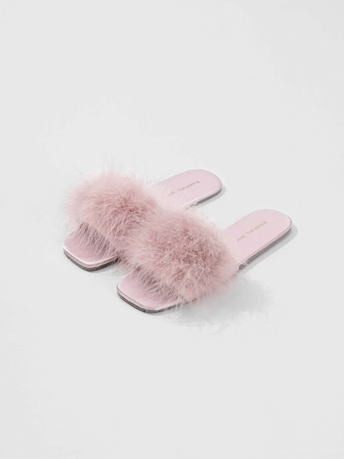 Pure Classic Feather Slippers Authentic