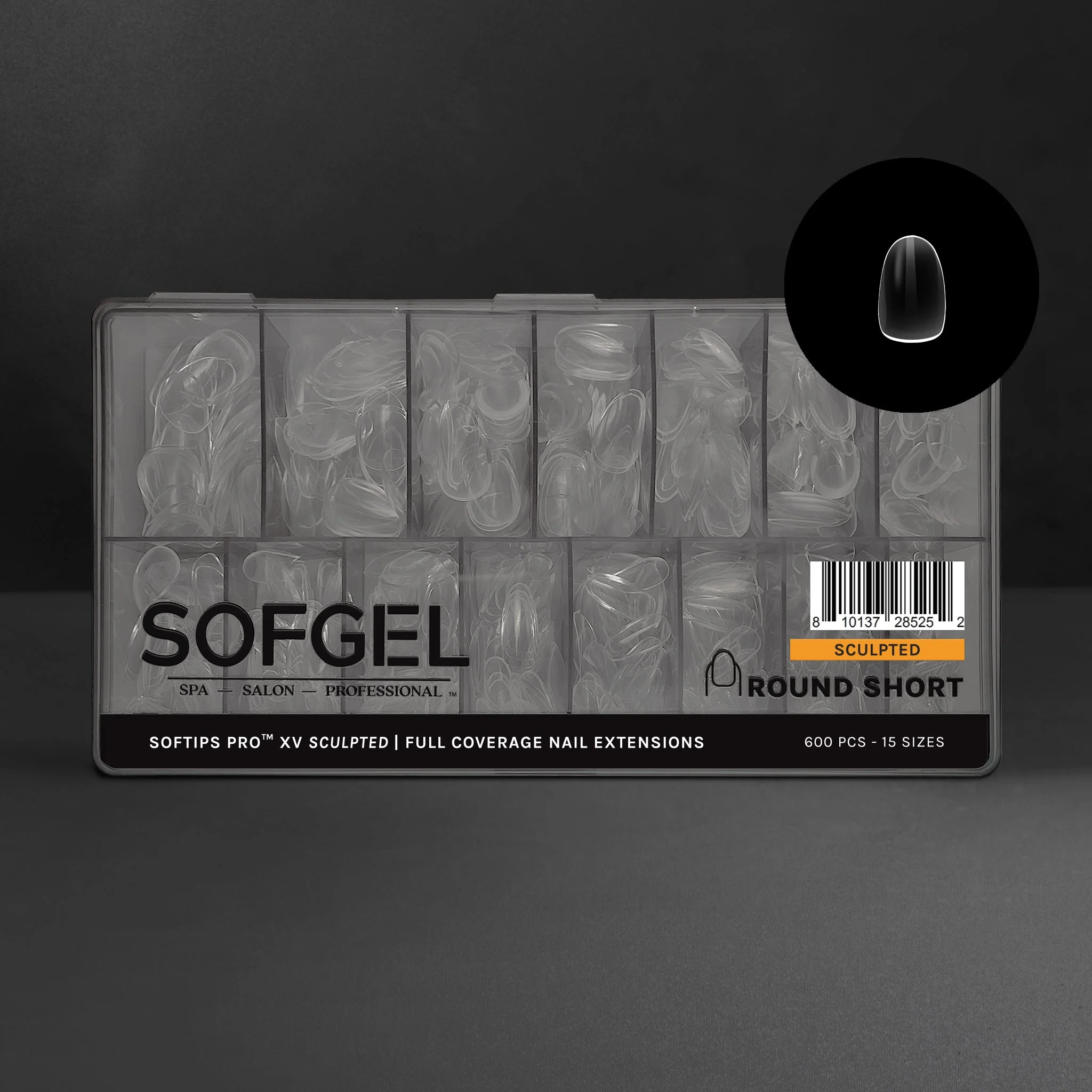 Verified SOFTIPS PRO™ XV SCULPTED - ROUND SHORT Healthy