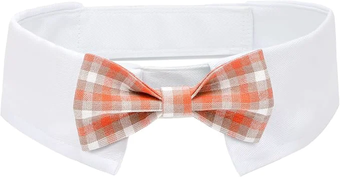 Dependable Segarty Dog Tuxedo Collar for Neck Girth 16.5-21.2in Bow Tie Collar Black First-Class