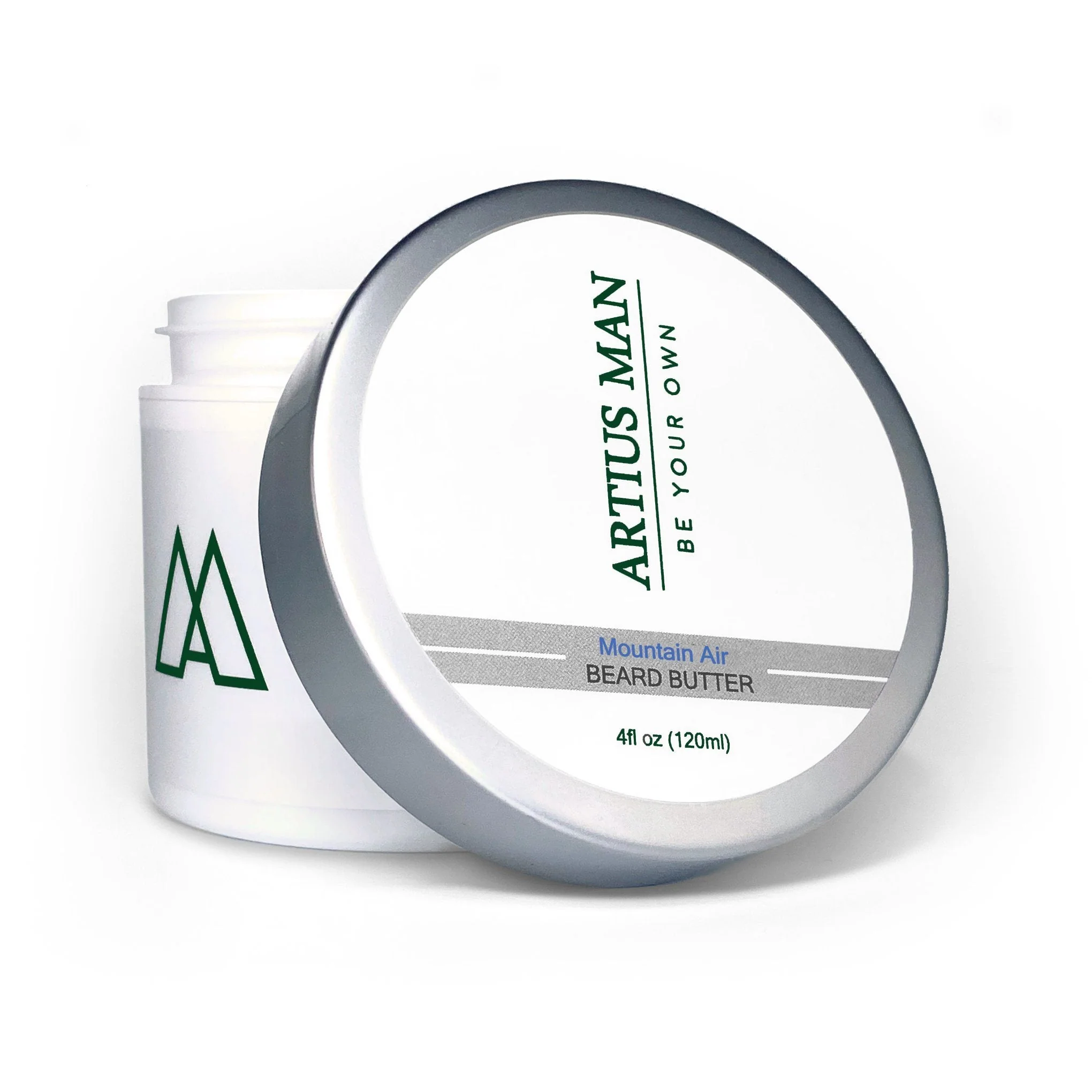 Authentic Mountain Air Beard Butter – Crisp Pine and Mint Beard Conditioner 4 oz Recyclable