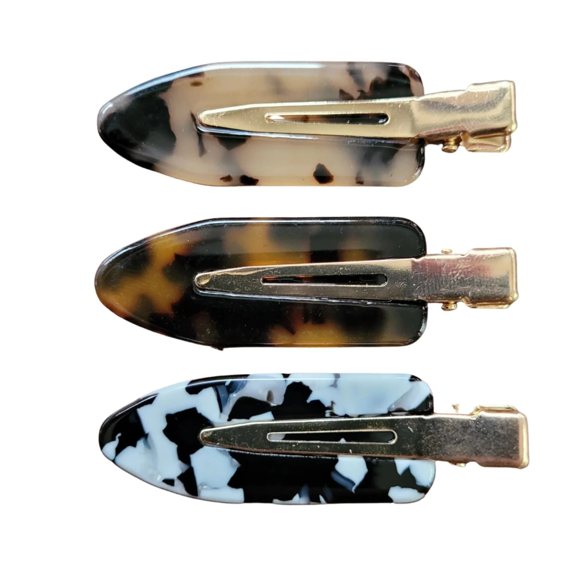 Easy-to-Use Creaseless Hair Styling and Sectioning Clips - 3pk Don't Mess With Me Reliable