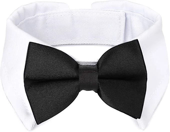 Versatile Segarty Bow Tie Cat Collar for Neck Girth 8.8-10.5 in Tux Puppies Dog Bowtie Outstanding