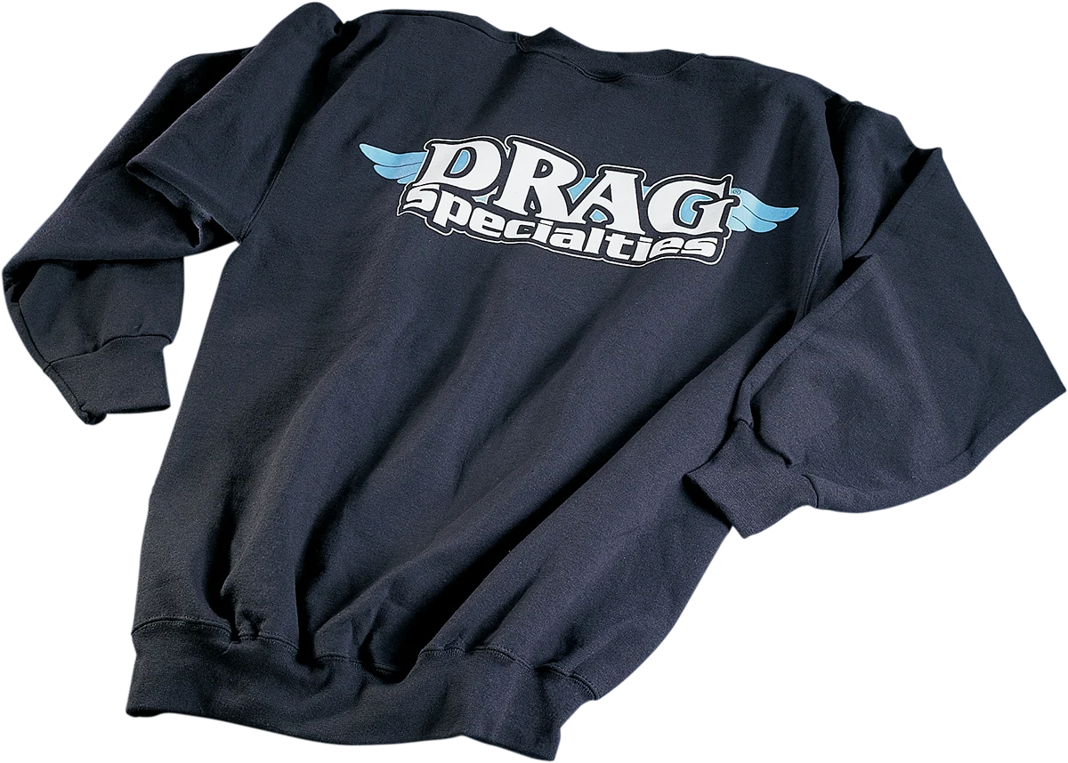 Smooth DRAG SPECIALTIES Drag Specialties Sweatshirt - Black - Medium 111826 Lightweight