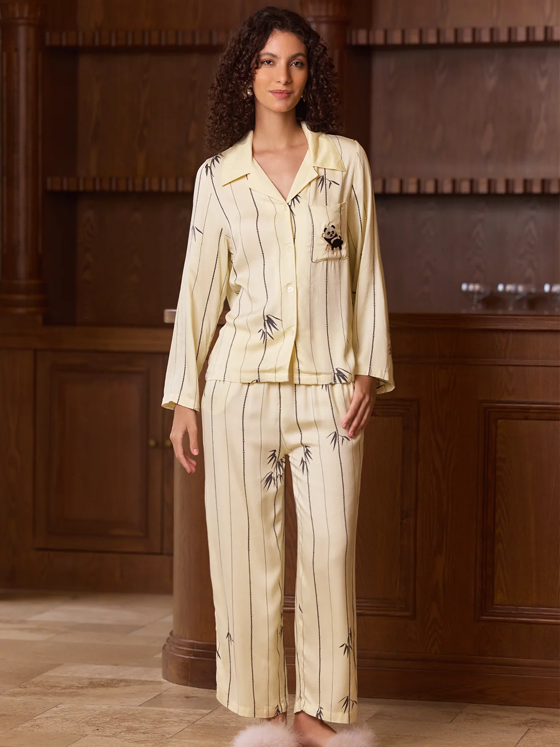 Genuine Panda Bamboo Pajama Set Unique