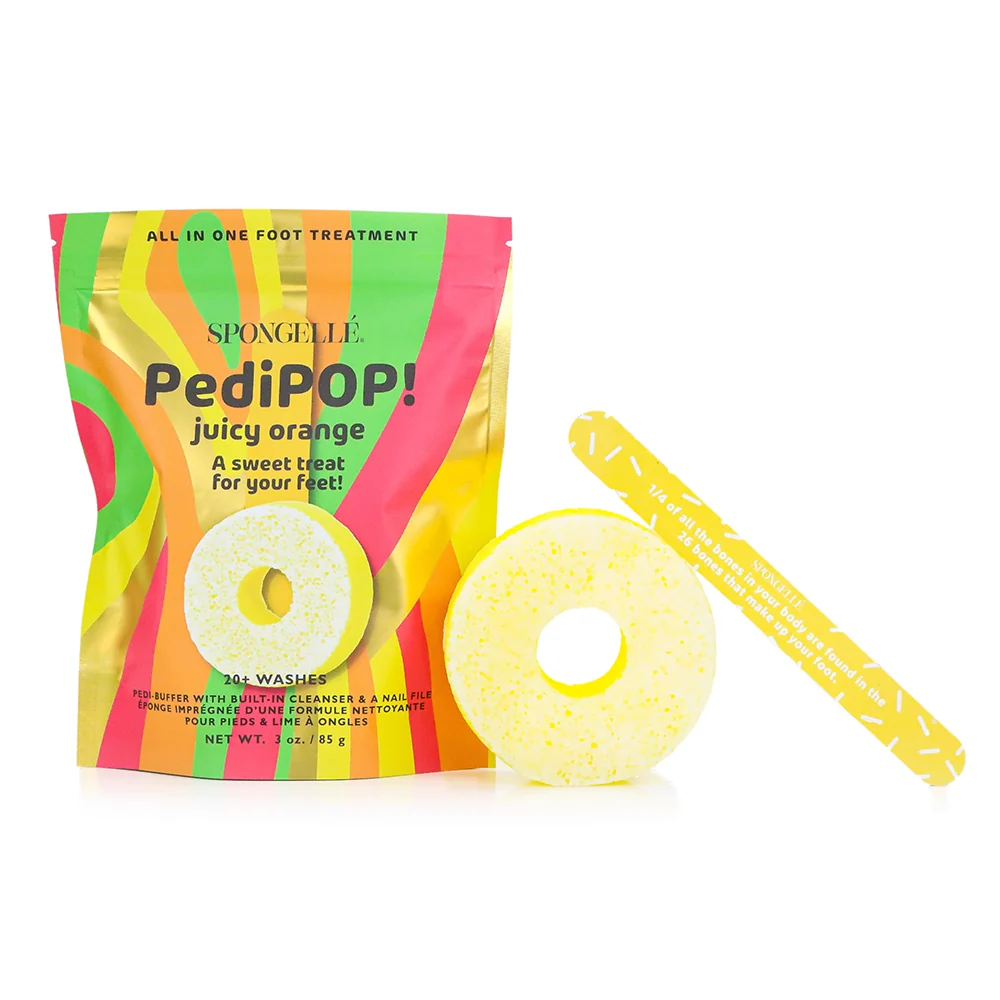 Specialty Juicy Orange PediPOP Pedi Buffer Nail File Durable