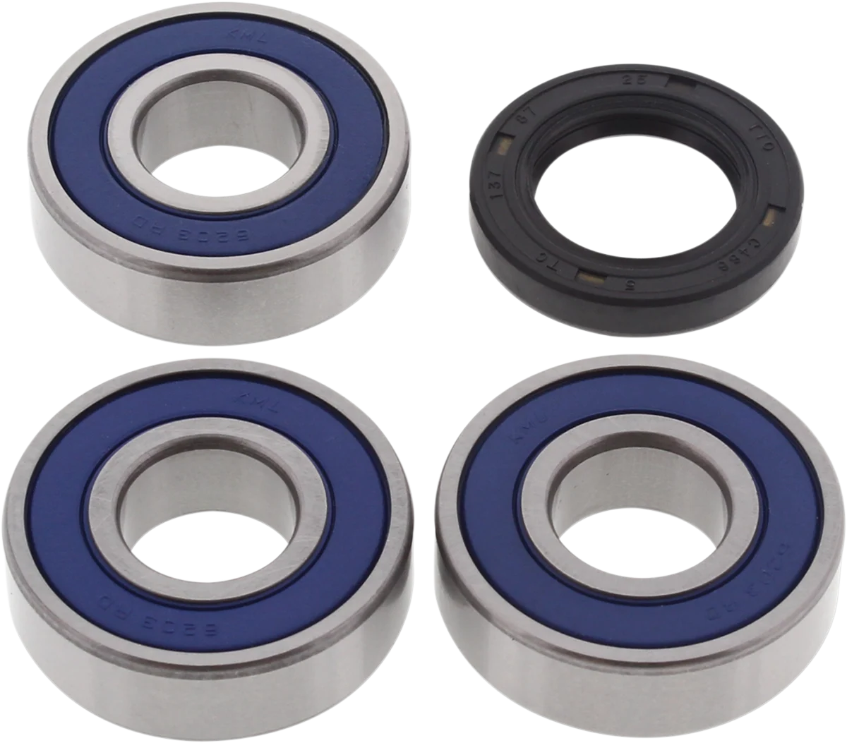 Convenient DRAG SPECIALTIES Wheel Bearing Seal Kit - Rear 25-1370 Original