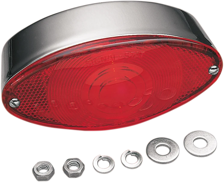 Premium DRAG SPECIALTIES Taillight - Cat Eye 12-0042-BC-3 Secure