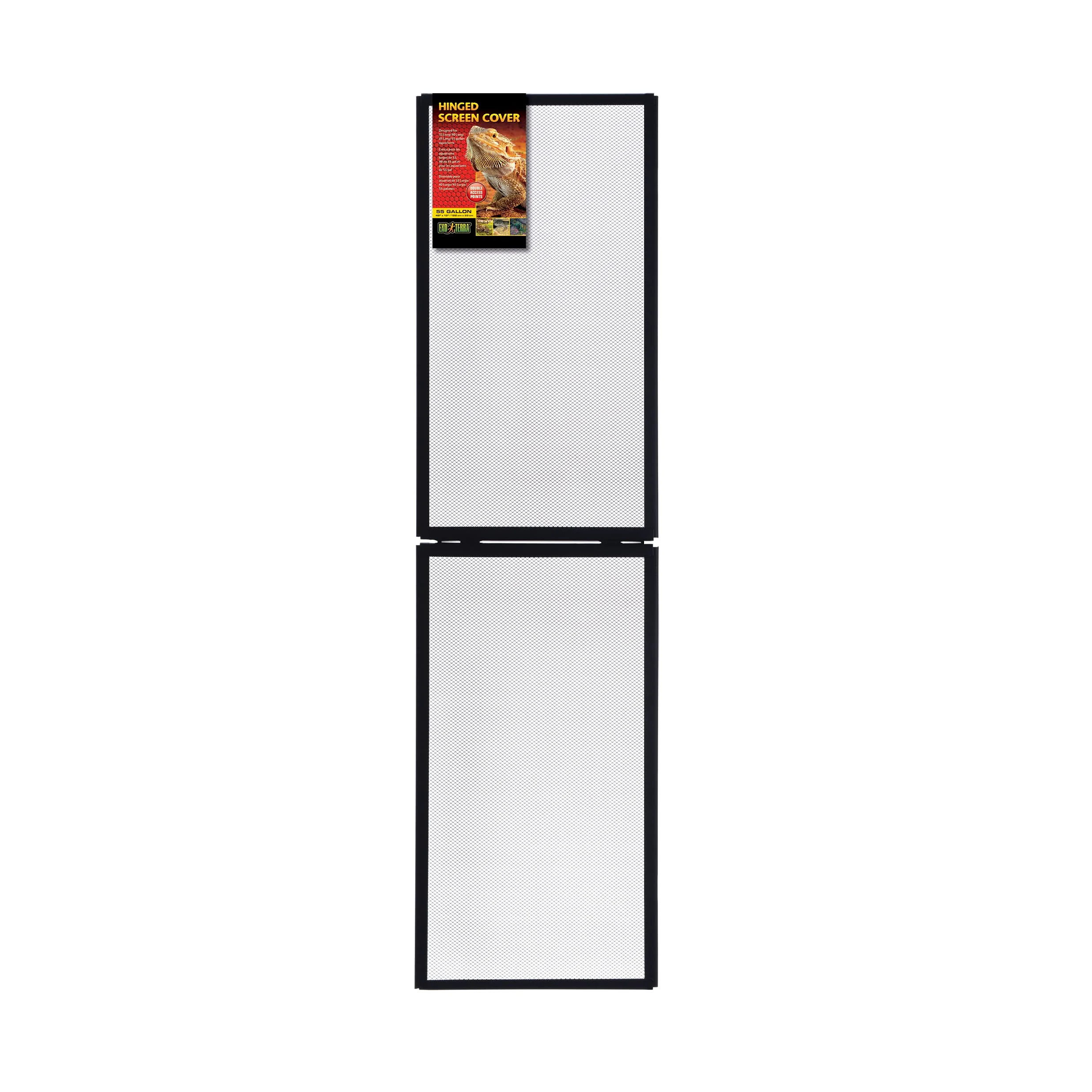 Professional Exo Terra Screen Cover for Hinged Door 55-Gallon Small Easy-to-Use