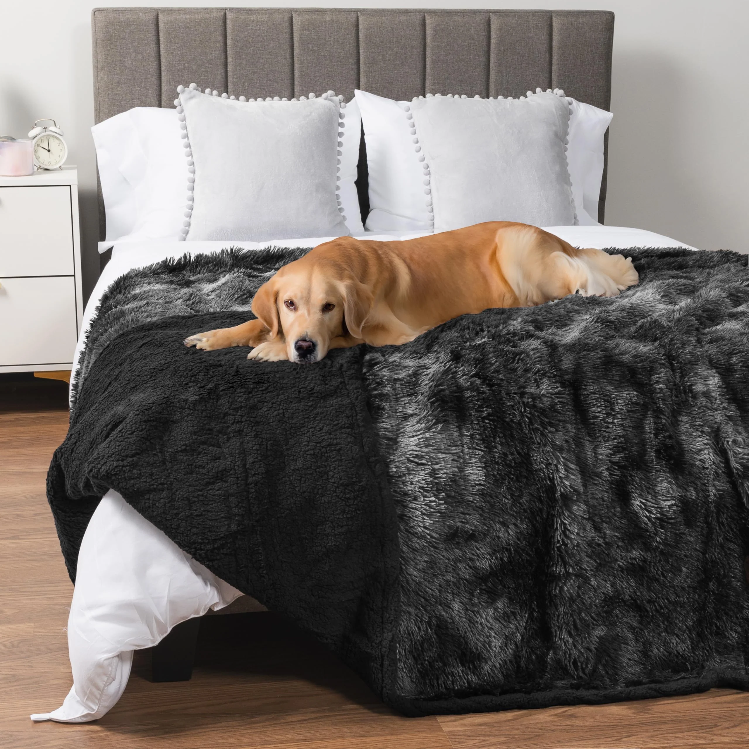 Fine PetAmi Waterproof Dog Blanket for Large Dogs – 60x80 Sofa Protector Washable Green