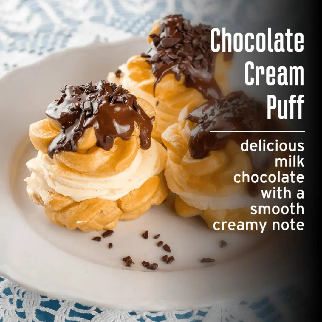Quality Chocolate Cream Puff Casual