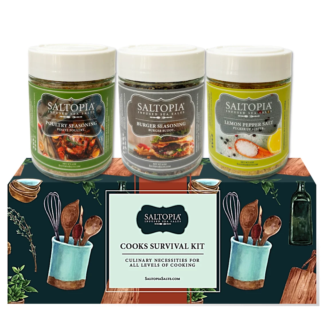 Lightweight Kitchen Favorite Flavors Gift Set COOKS SURVIVAL KIT Quality