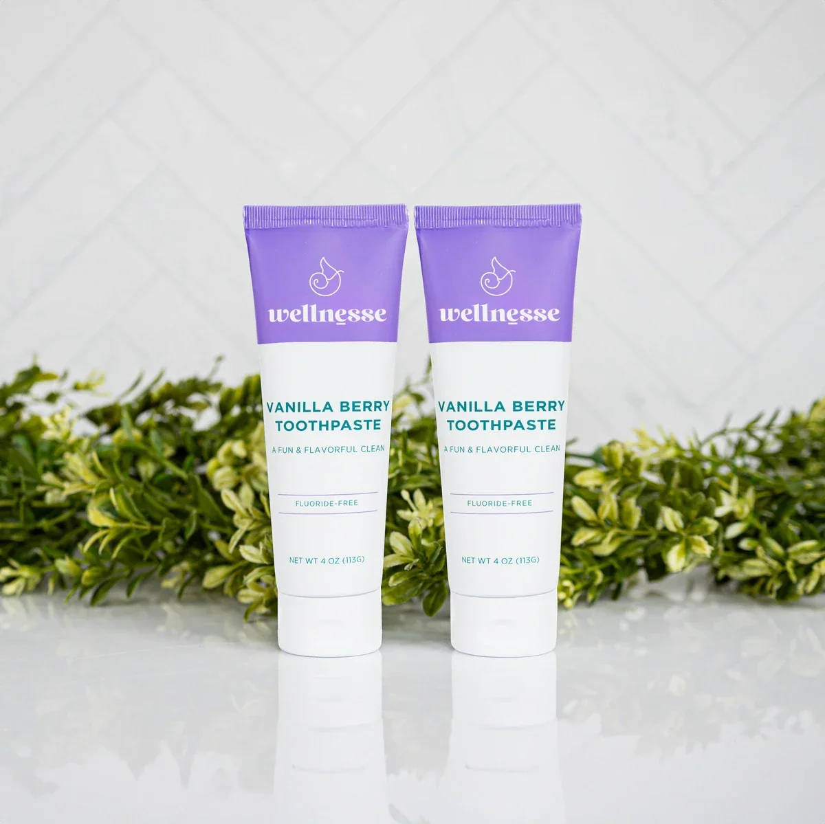 Authentic Vanilla Berry Toothpaste - 2 Pack Original Design