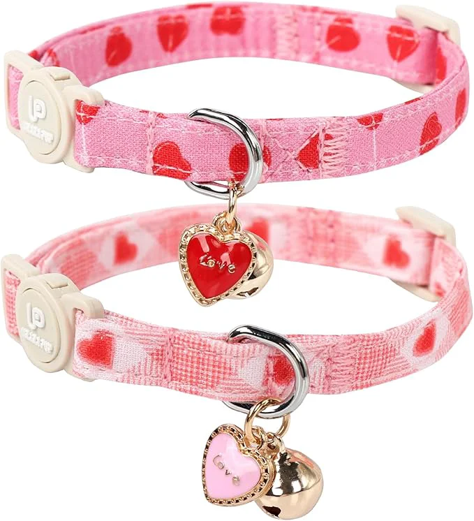 Carefully Designed Cat Collar 2 Pack Cat Collars-Cute Breakaway Cat Collar Smooth