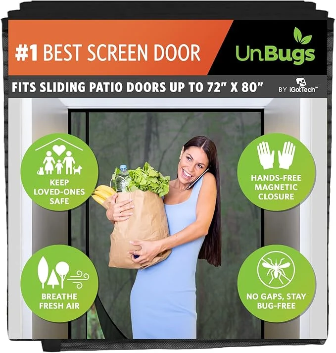 Optimized UnBugs Magnetic Screen Door Artisan