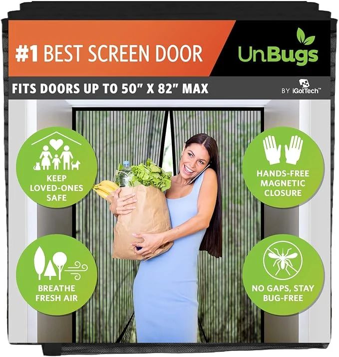 Fast UnBugs Magnetic Screen Door Relaxed