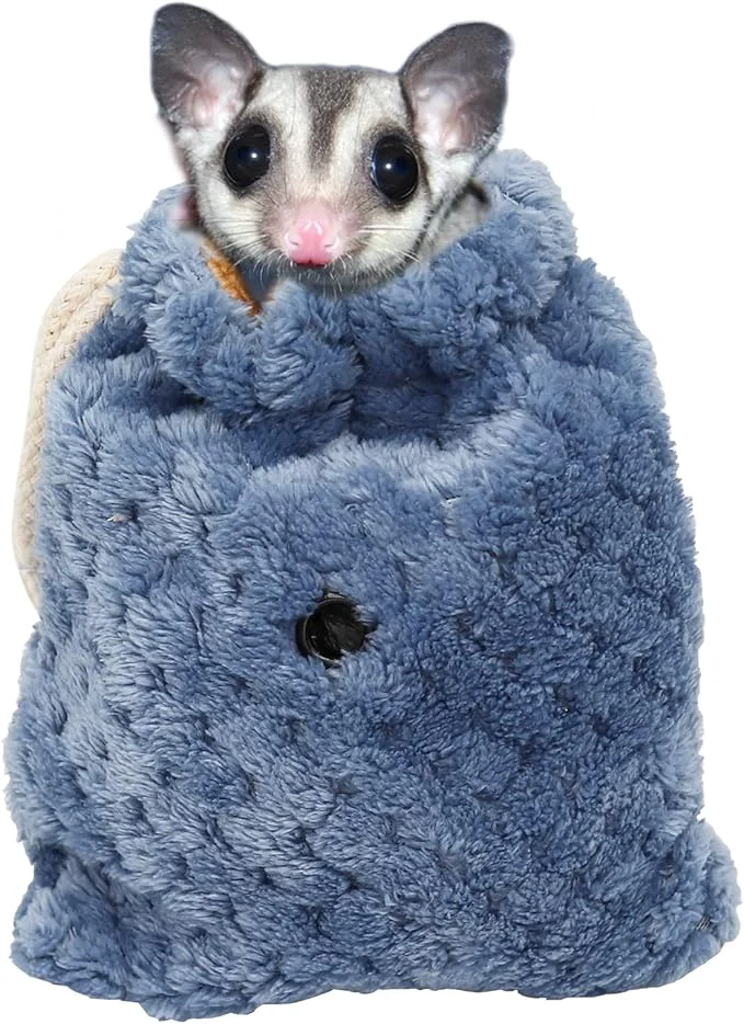 High-Grade Sugar Glider Bonding Pouch Carrier Bag Small Animals Sleeping Pouch Bag Reusable