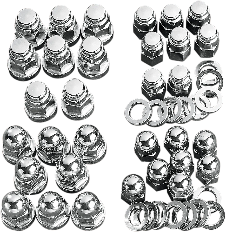 Reusable DRAG SPECIALTIES Head Bolt Set - Acorn MK236 Soft