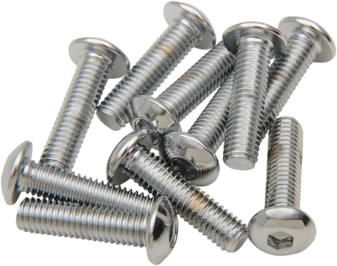 Environmentally Friendly DRAG SPECIALTIES Bolts - Button Head - 10-32 x 1 2 - 10 Pack MPB264 Detailed