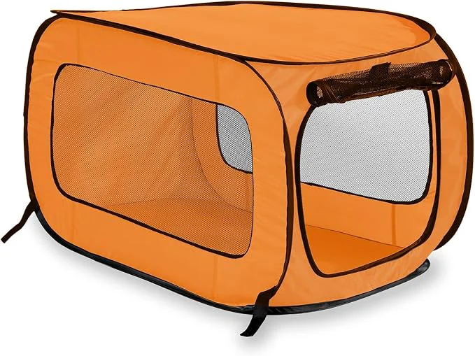 Carefully Designed Beatrice Home Fashions Portable Collapsible Pop Up Kennel Travel Cat and Dog Luxury