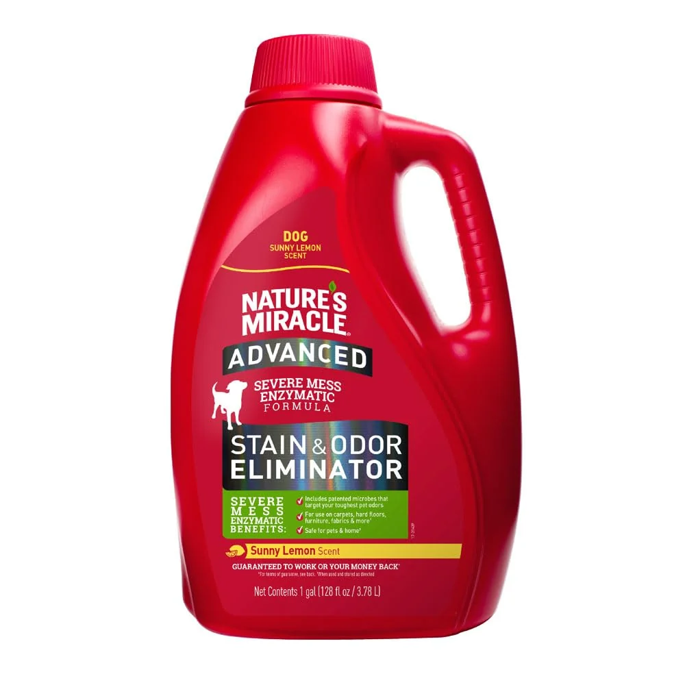 Solid Nature's Advanced Stain Odor Eliminator – Sunny Lemon 1 Gallon Efficient