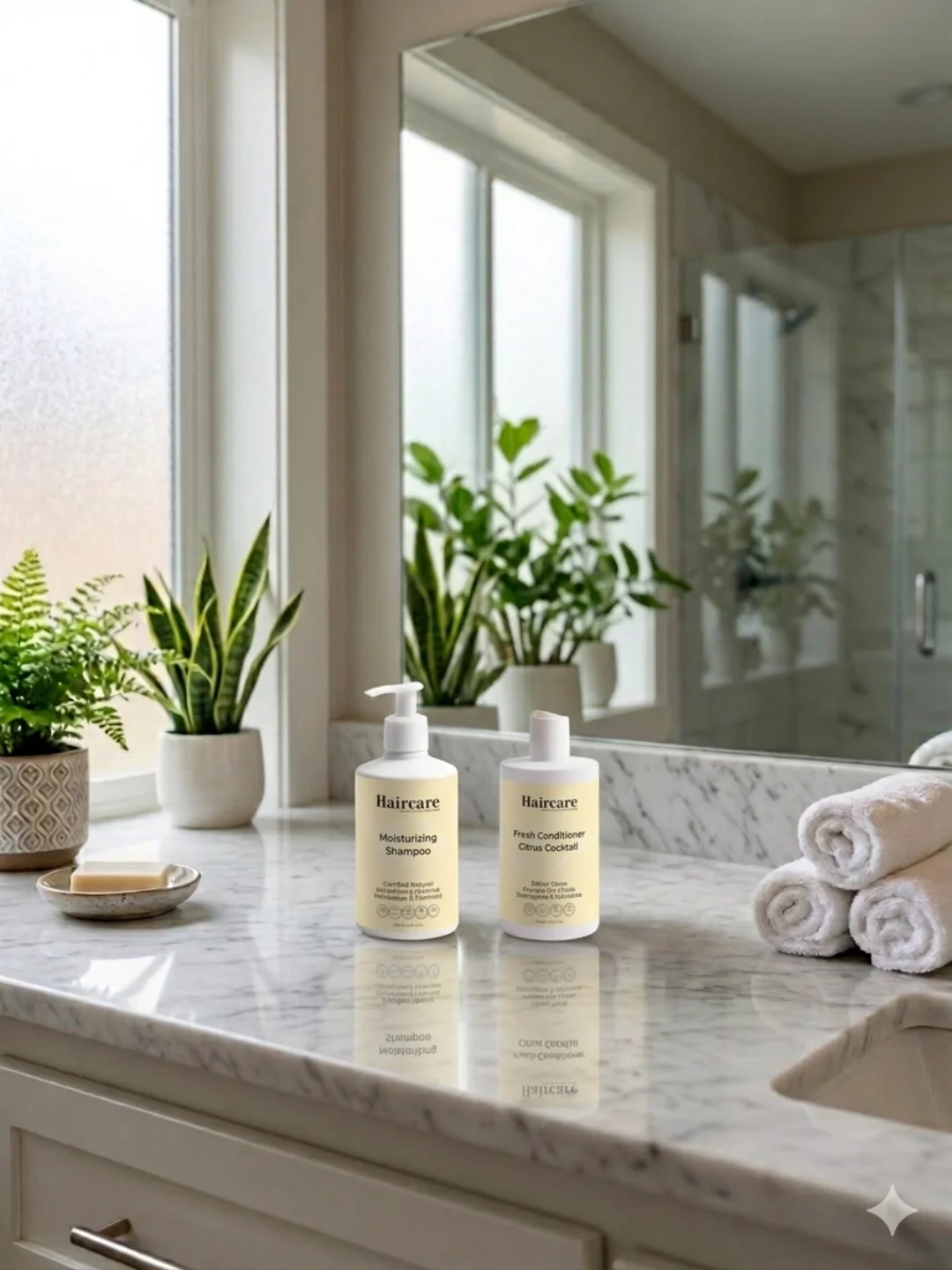 Recyclable Moisturizing Shampoo Fresh Citrus Conditioner Professional
