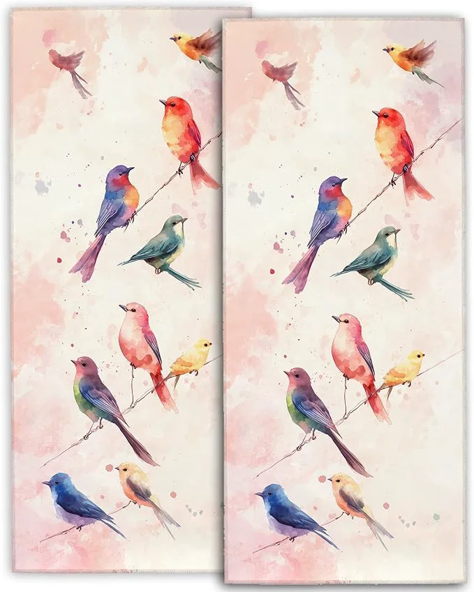 Efficient Colorful Bird Hand Towels Effective