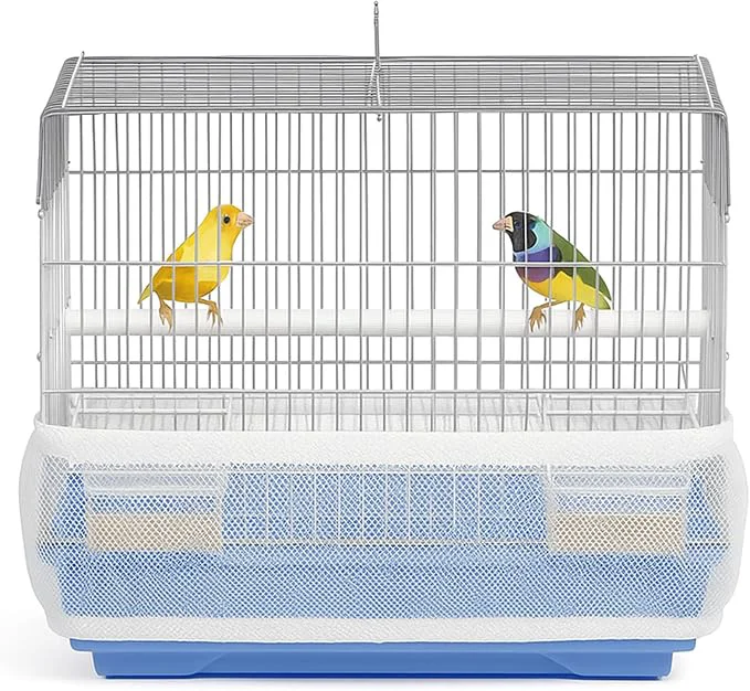 High-Quality Universal Bird Cage Seed Catcher Universal Mesh Skirt Cover Stretchy Small First-Class
